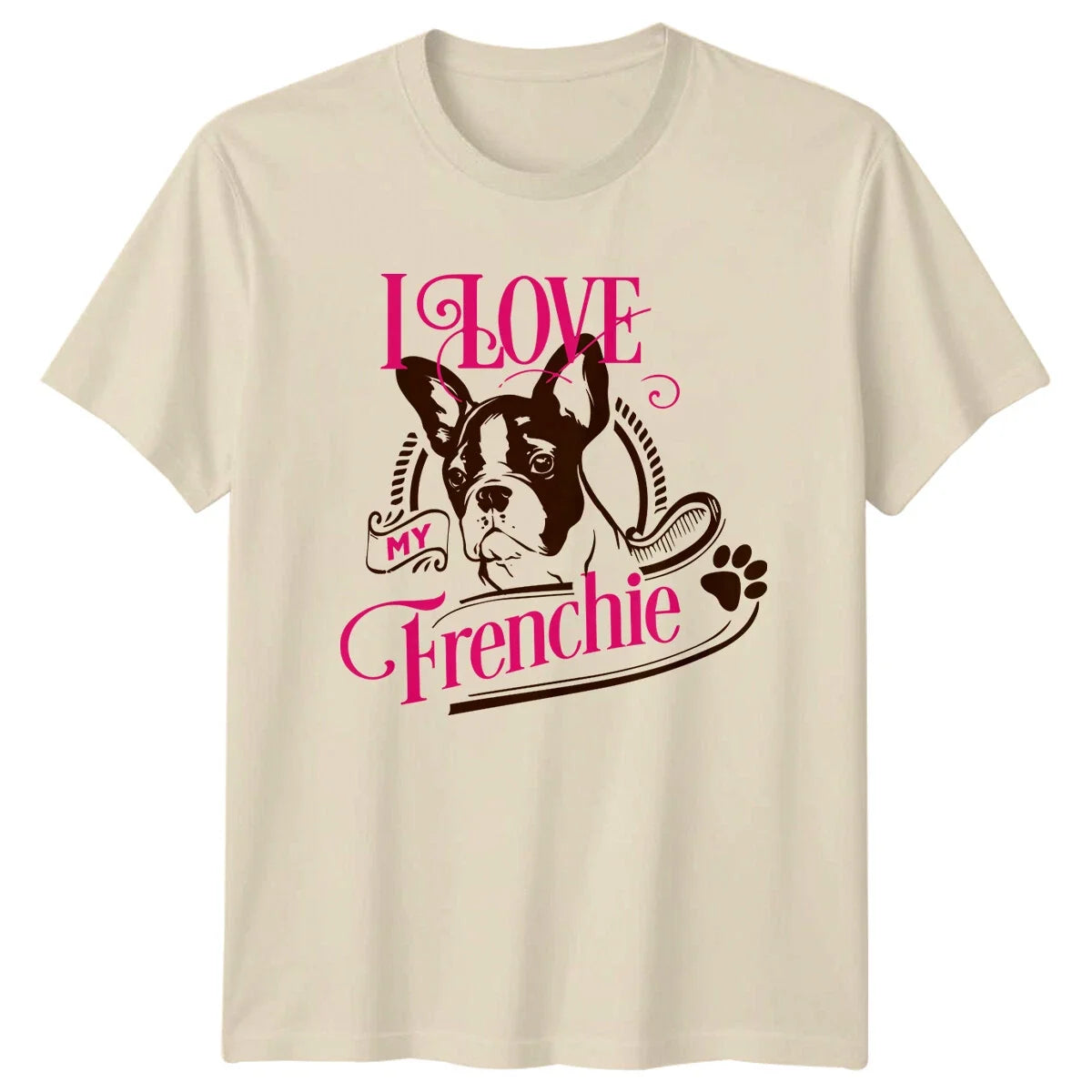 I Love My Frenchie T-Shirt, Cute French Bulldog Dog Tee For Men Women Unisex T-shirt, Sweatshirt, Hoodie, Long Sleeve Tee - T-Shirt, Sweatshirt, Hoodie