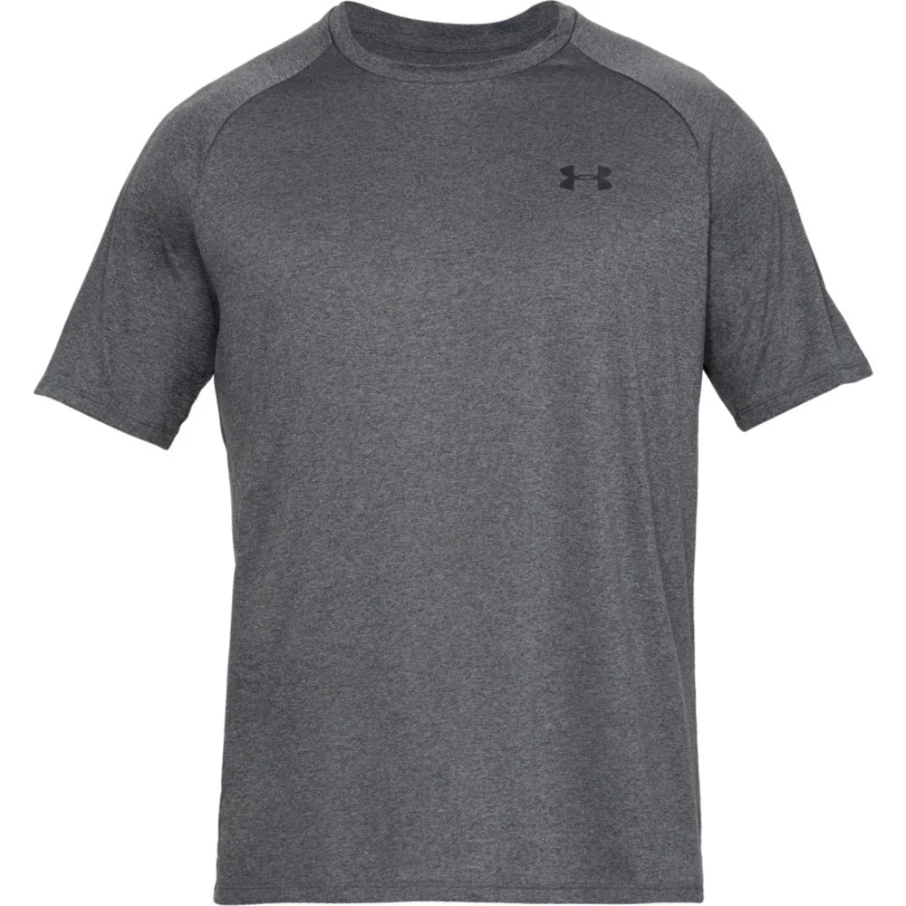 Under Armour 1326413 Men's UA Tech Tee 2.0 S/S T-Shirt, Carbon Heather, Small Unisex T-shirt, Sweatshirt, Hoodie, Long Sleeve Tee - T-Shirt, Sweatshirt, Hoodie