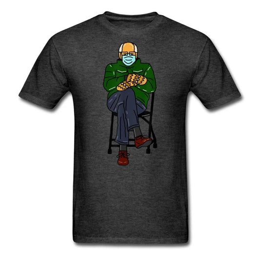 Bernie Sanders mittens meme cartoonized T-Shirt Size S-6XL Unisex T-shirt, Sweatshirt, Hoodie, Long Sleeve Tee - T-Shirt, Sweatshirt, Hoodie