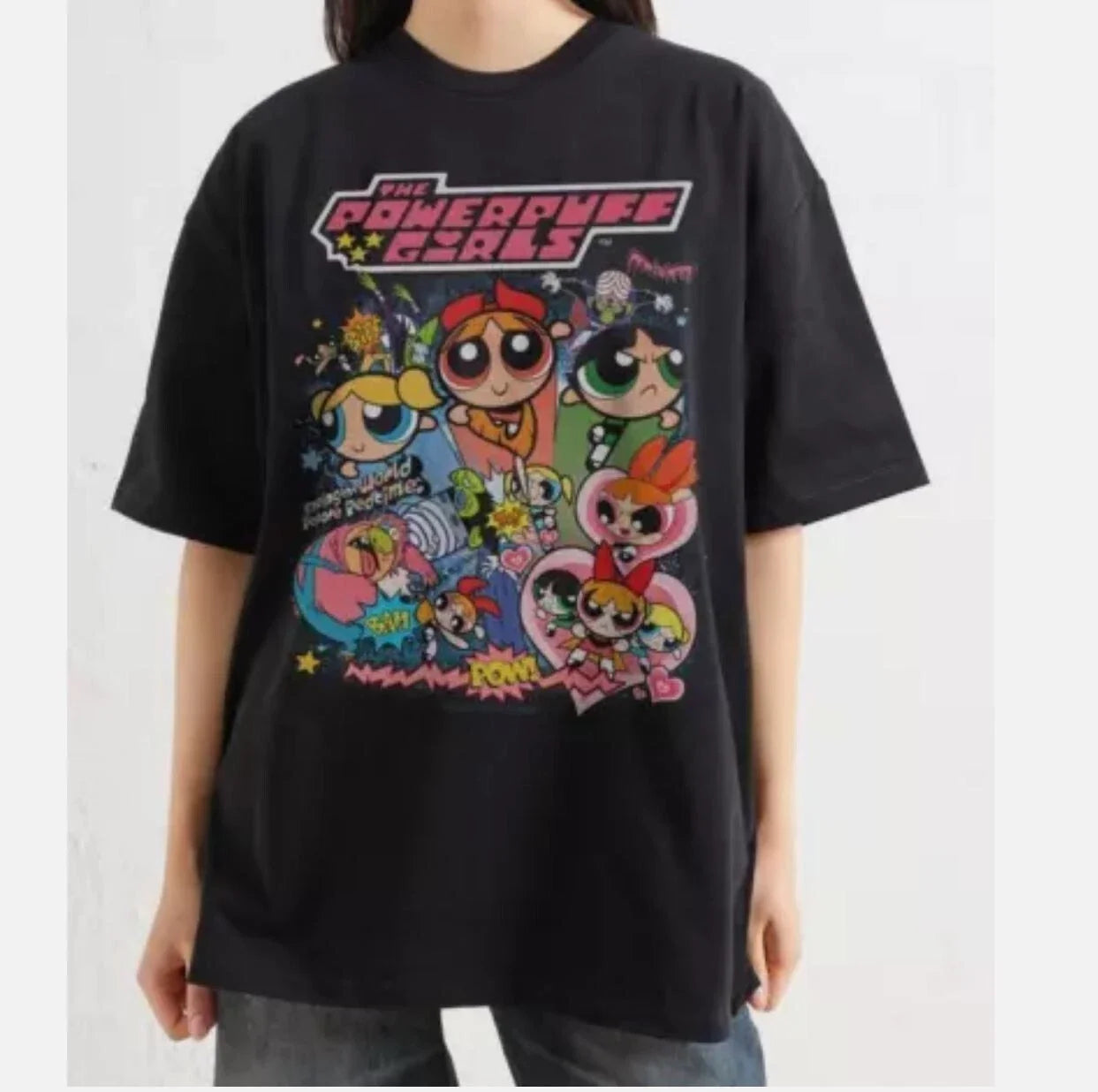 POWERPUFF GIRLS VINTAGE T-SHIRT Soft Cotton Unisex Shirt Rare Gift for Him Gift Unisex T-shirt, Sweatshirt, Hoodie, Long Sleeve Tee - T-Shirt, Sweatshirt, Hoodie