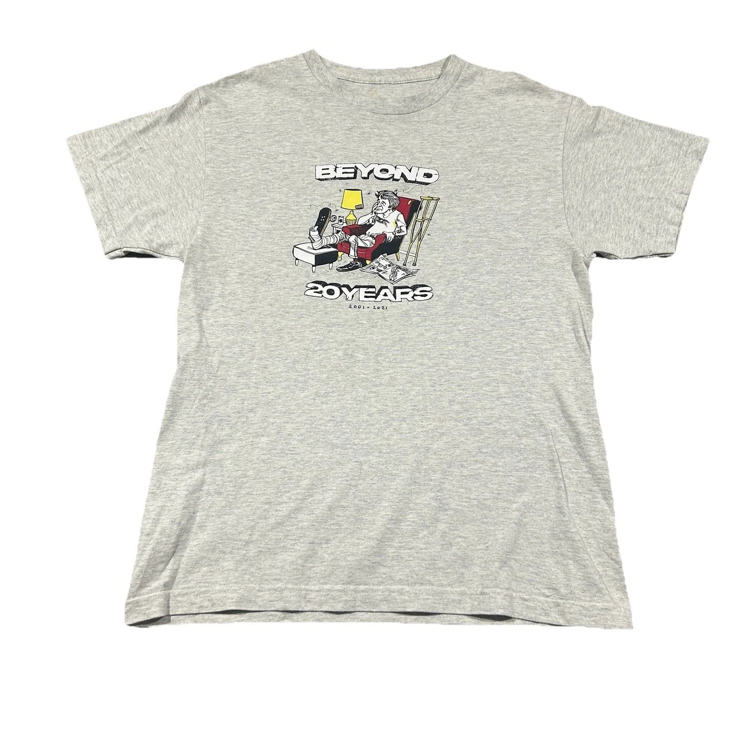 Beyond Skateboarding T Shirt Mens S Small Streetwear Grey Logo Graphic Tee Y2K Unisex T-shirt, Sweatshirt, Hoodie, Long Sleeve Tee - T-Shirt, Sweatshirt, Hoodie