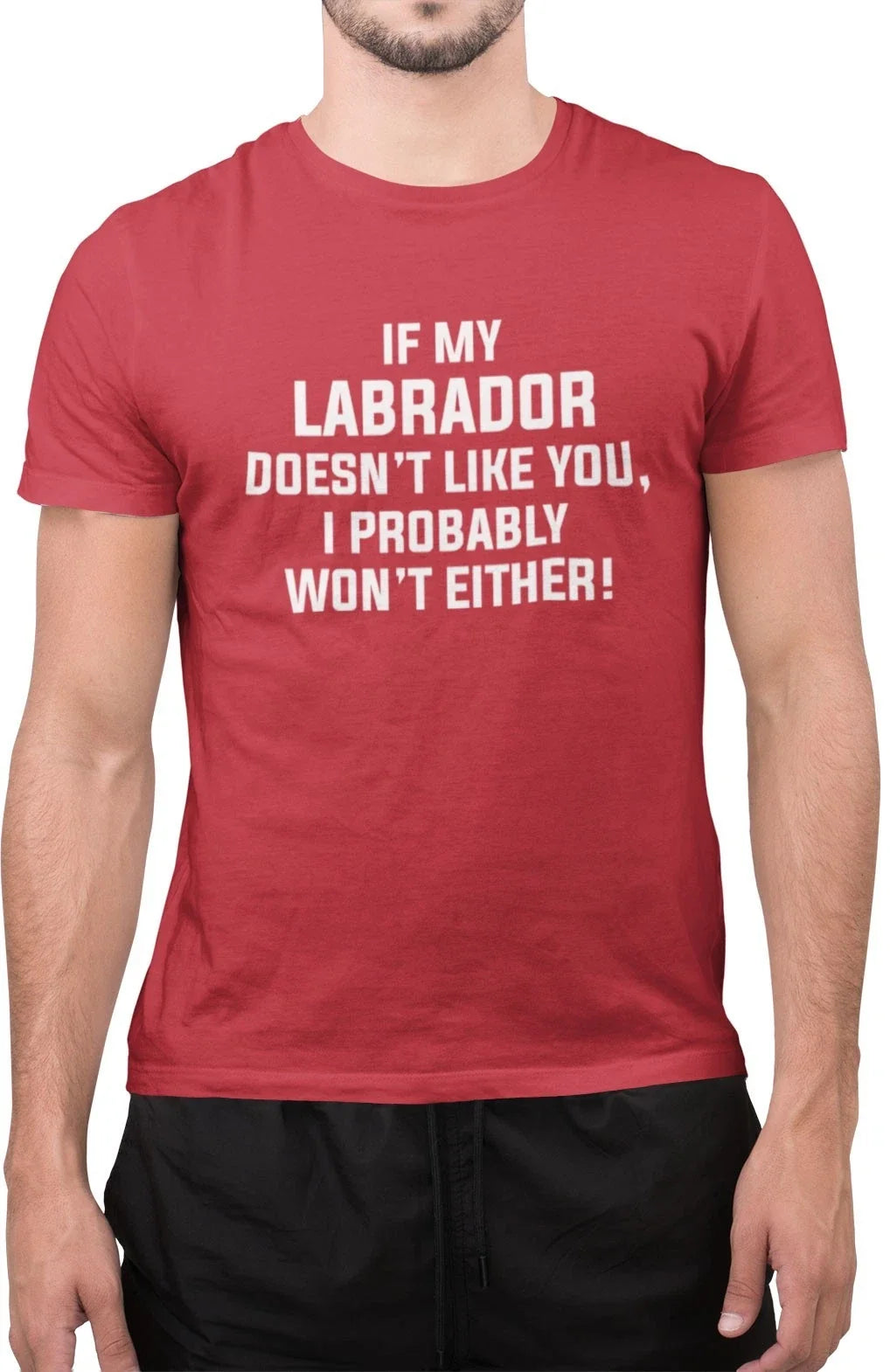Funny If My Labrador Doesnt Like You Amazing Novelty T Shirt Unisex T-shirt, Sweatshirt, Hoodie, Long Sleeve Tee - T-Shirt, Sweatshirt, Hoodie