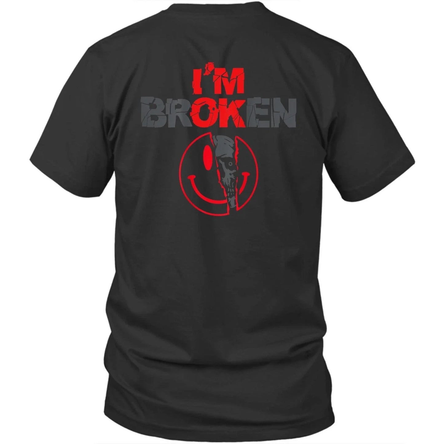 Printed On Back I'm Broken Unisex Shirt Gift Unisex T-shirt, Sweatshirt, Hoodie, Long Sleeve Tee - T-Shirt, Sweatshirt, Hoodie