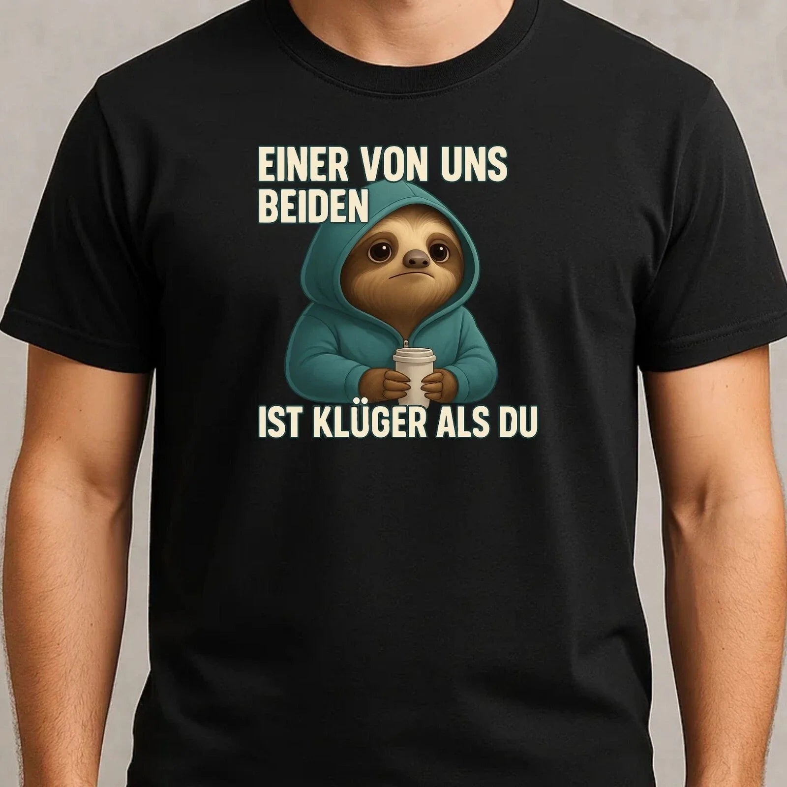 Mens Funny Sloth Print Cotton T-Shirt Size XS to 5XL Unisex T-shirt, Sweatshirt, Hoodie, Long Sleeve Tee - T-Shirt, Sweatshirt, Hoodie