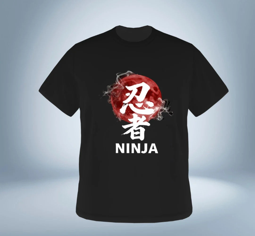 KANJI Collection  NINJA T-ShirtBlackOriginal Tokyo Treasures Japan Unisex T-shirt, Sweatshirt, Hoodie, Long Sleeve Tee - T-Shirt, Sweatshirt, Hoodie