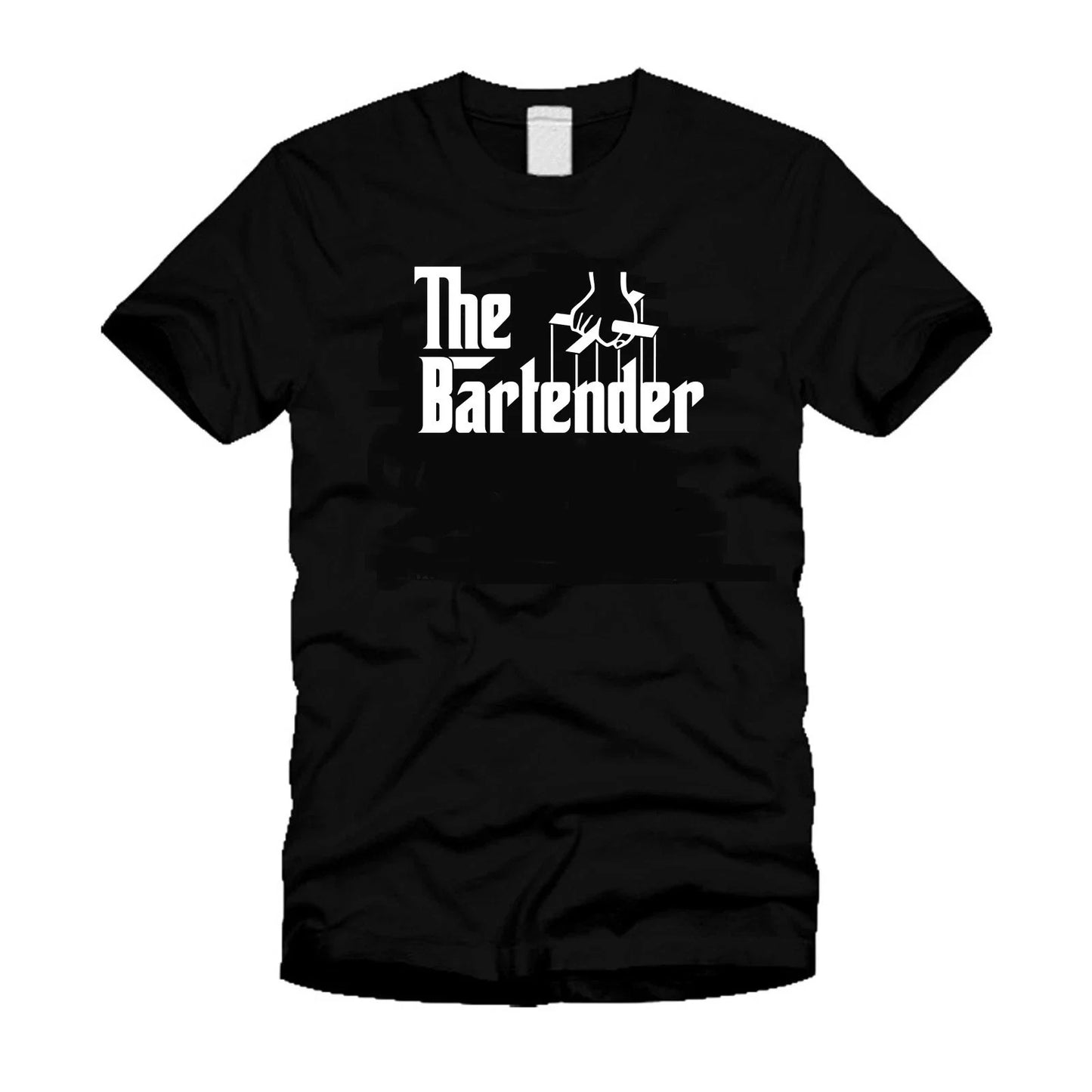 The Bartender- Funny Cool Godfather Spoof College Gift Humor Black T-Shirt Unisex T-shirt, Sweatshirt, Hoodie, Long Sleeve Tee - T-Shirt, Sweatshirt, Hoodie