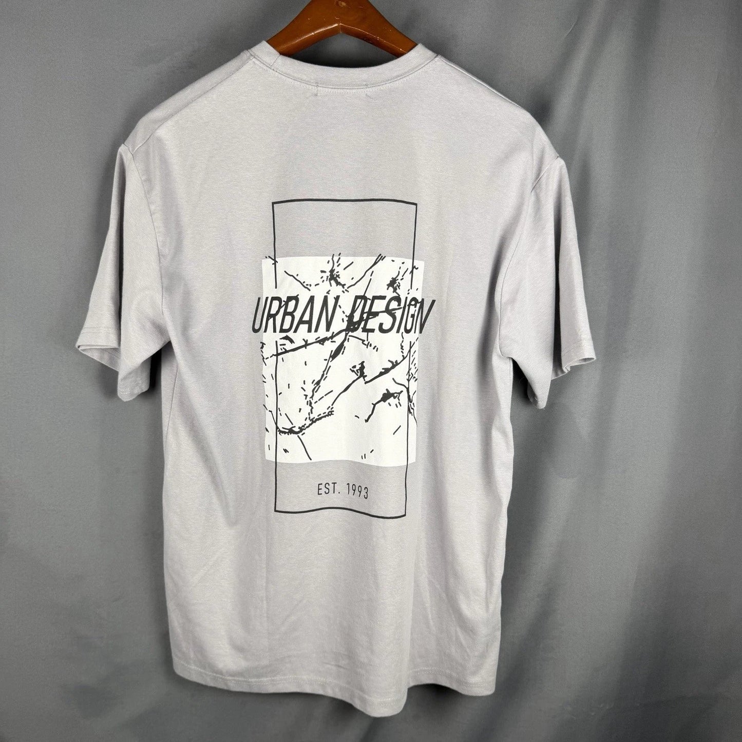 Mirage Korea T Shirt Large Mens Urban Design Gray Crewneck Streetwear Graphic Unisex T-shirt, Sweatshirt, Hoodie, Long Sleeve Tee - T-Shirt, Sweatshirt, Hoodie