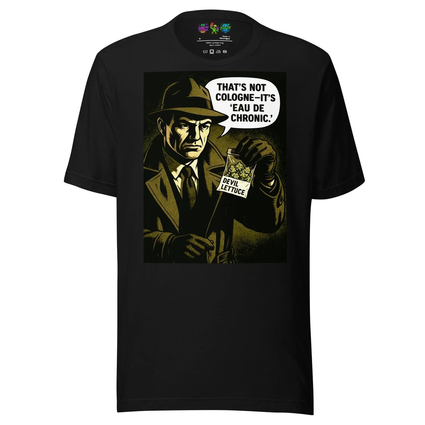 Devils Lettuce | Weed Detective Tee Shirt | Famous 51 & Premium Unisex T-shirt, Sweatshirt, Hoodie, Long Sleeve Tee - T-Shirt, Sweatshirt, Hoodie
