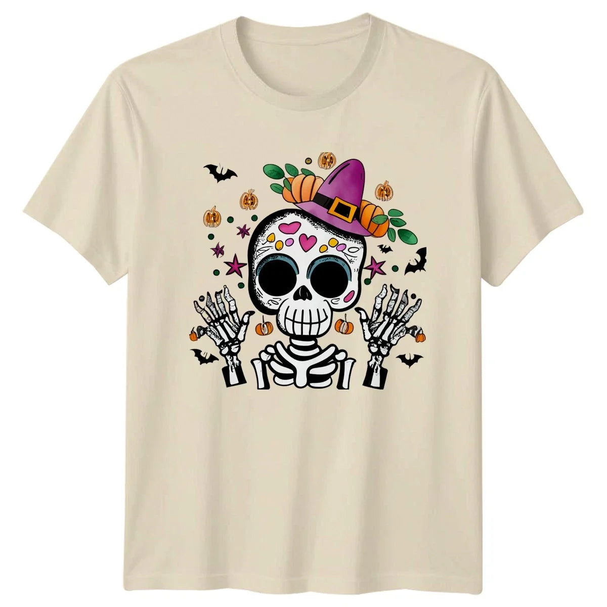 Cute Halloween Skeleton Womens T-Shirt Skeleton Halloween Gift For Her Unisex T-shirt, Sweatshirt, Hoodie, Long Sleeve Tee - T-Shirt, Sweatshirt, Hoodie