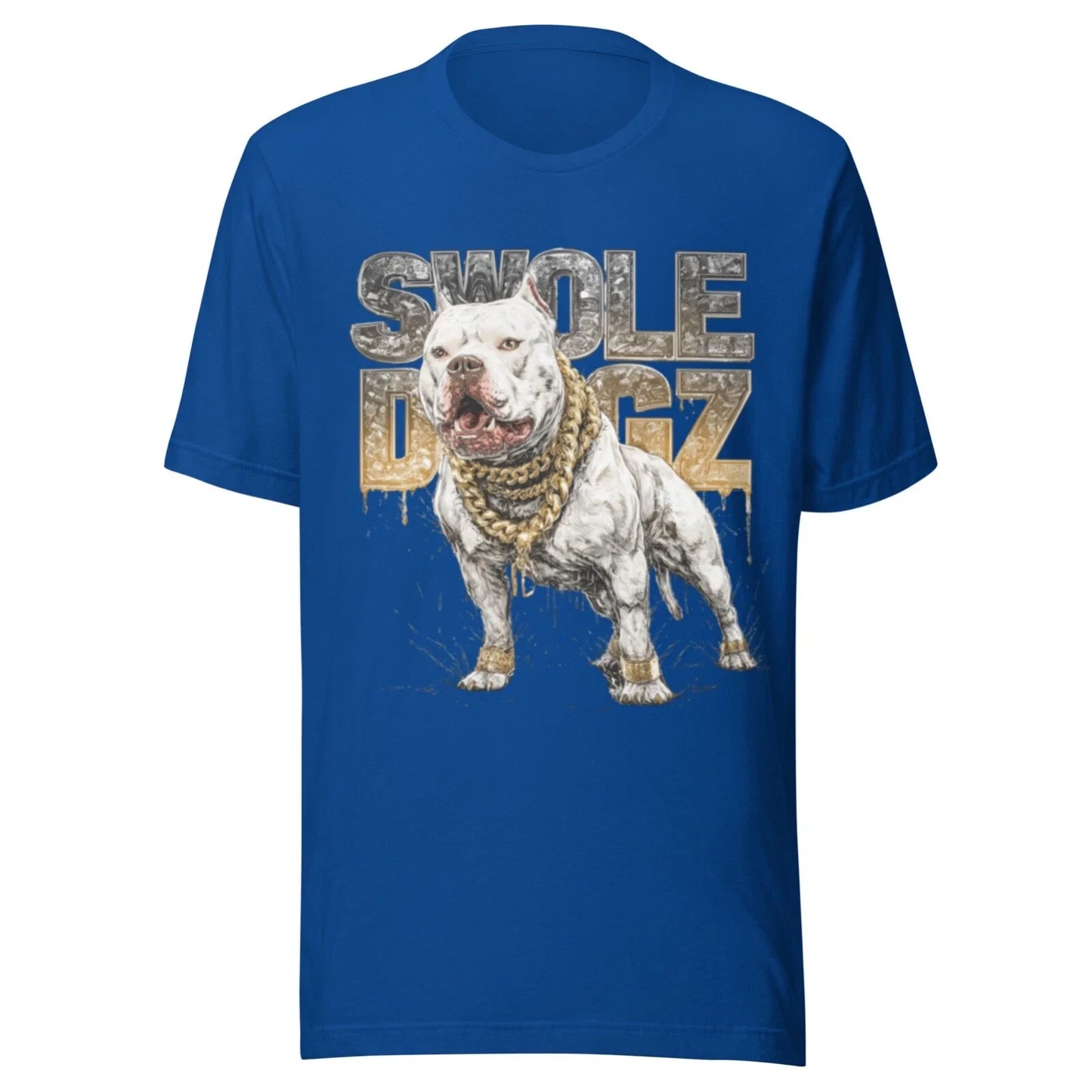 PITBULL BULLY SHIRT DOG VINTAGE - RUDE DOGS - SWOLE DOGZ Y2K  - BLUE- REDNOSE Unisex T-shirt, Sweatshirt, Hoodie, Long Sleeve Tee - T-Shirt, Sweatshirt, Hoodie