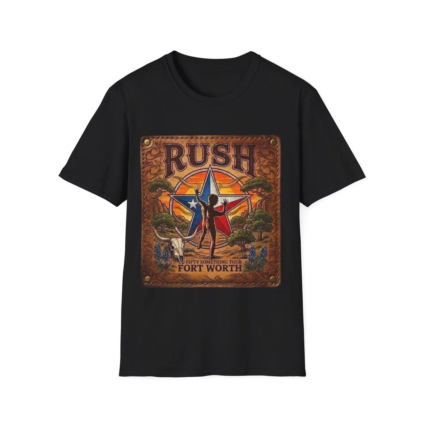Unisex Soft Cotton T-Shirt.  Rush Fifty Something. Fort Worth Texas Unisex T-shirt, Sweatshirt, Hoodie, Long Sleeve Tee - T-Shirt, Sweatshirt, Hoodie