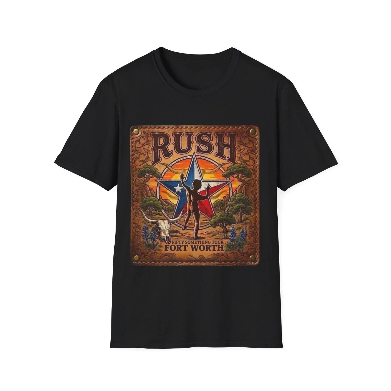 Unisex Soft Cotton T-Shirt.  Rush Fifty Something. Fort Worth Texas Unisex T-shirt, Sweatshirt, Hoodie, Long Sleeve Tee - T-Shirt, Sweatshirt, Hoodie
