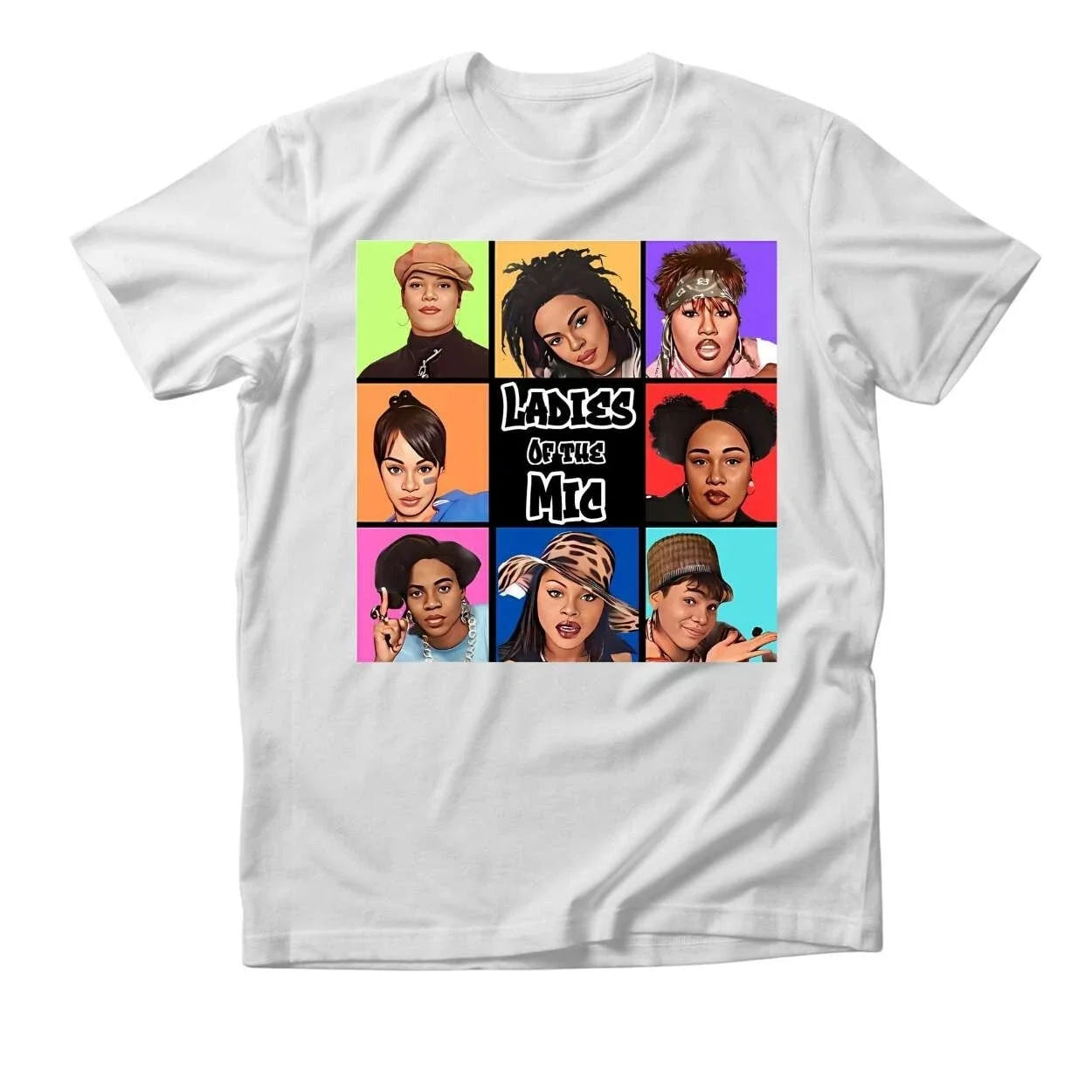 Ladies of rap t shirt, women hip hop tee, 90s rap, latifah foxy shirt Unisex T-shirt, Sweatshirt, Hoodie, Long Sleeve Tee - T-Shirt, Sweatshirt, Hoodie