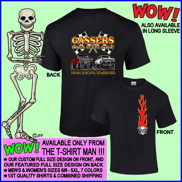 1961-1967 Deuce Gasser King of the Street & Strip Drag Racing Warriors T-shirt 8 Unisex T-shirt, Sweatshirt, Hoodie, Long Sleeve Tee - T-Shirt, Sweatshirt, Hoodie