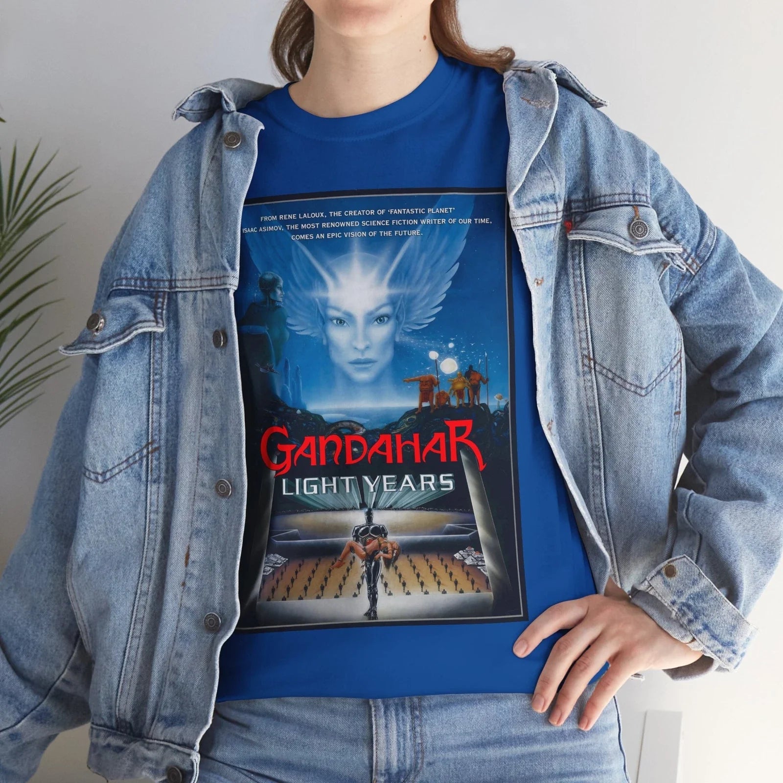 Gandahar Light Years (1987) T-Shirt Animation Science Fiction Fantasy 80s Unisex T-shirt, Sweatshirt, Hoodie, Long Sleeve Tee - T-Shirt, Sweatshirt, Hoodie
