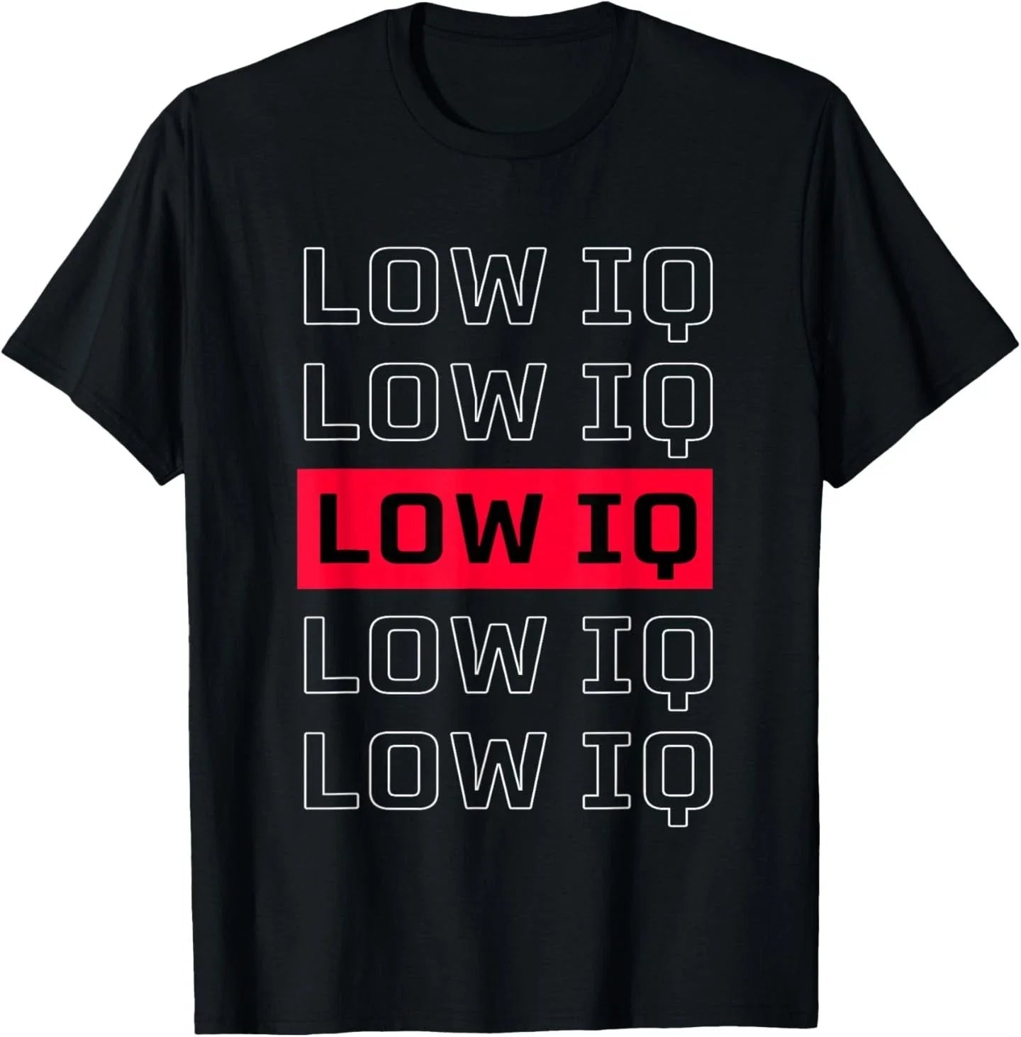 Sarcastic Quote Low IQ for Men and Women. Funny Low IQ T-Shirt Unisex T-shirt, Sweatshirt, Hoodie, Long Sleeve Tee - T-Shirt, Sweatshirt, Hoodie