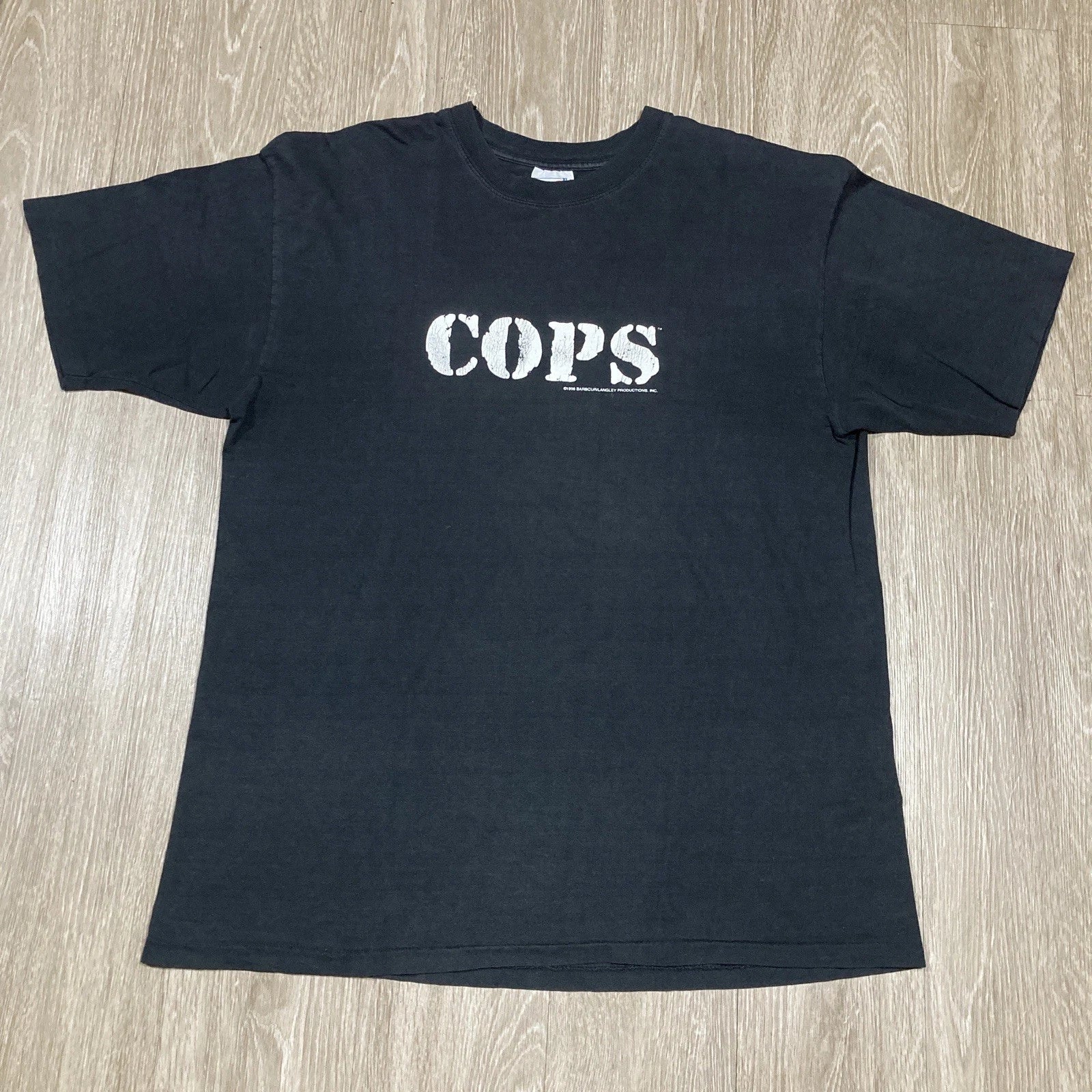Cops Shirt XL 90s 00s Y2k TV Show Police Officer Funny Parody Tee Unisex T-shirt, Sweatshirt, Hoodie, Long Sleeve Tee - T-Shirt, Sweatshirt, Hoodie