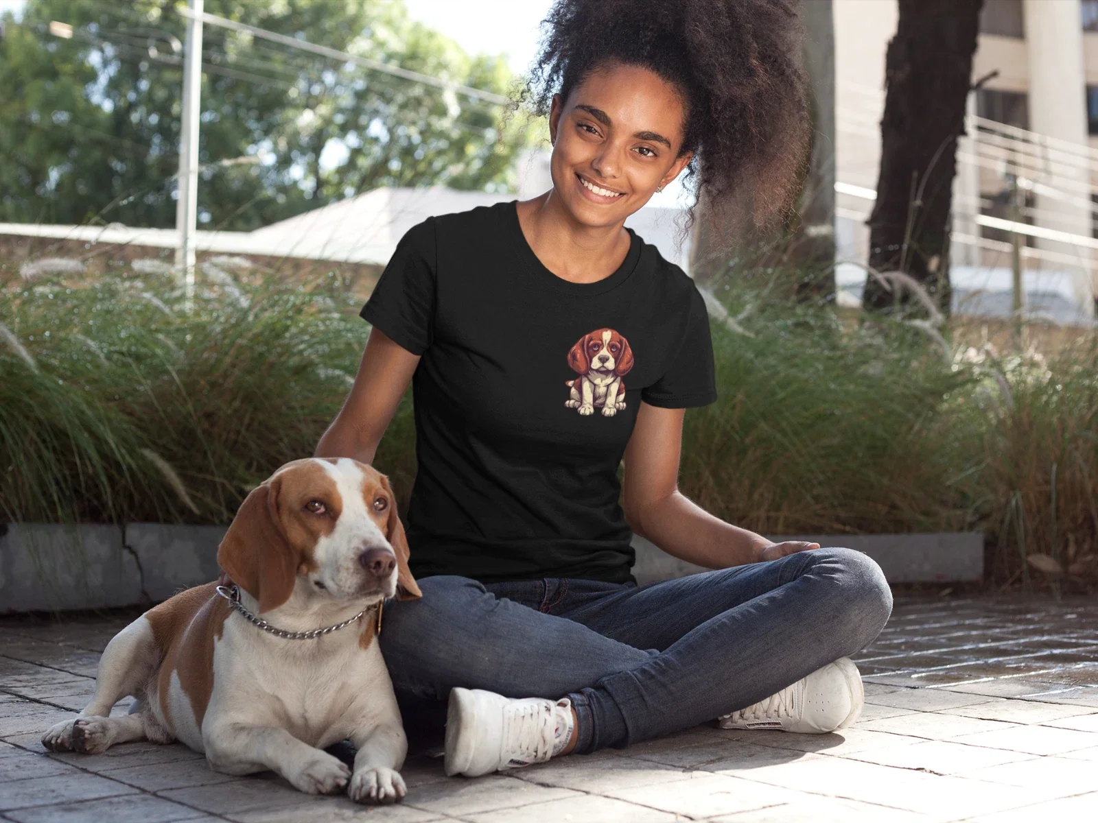 Custom Pet Unisex Shirt Pet Photo + Name Custom Dog T-Shirt Personalised Dog Pet Unisex T-shirt, Sweatshirt, Hoodie, Long Sleeve Tee - T-Shirt, Sweatshirt, Hoodie