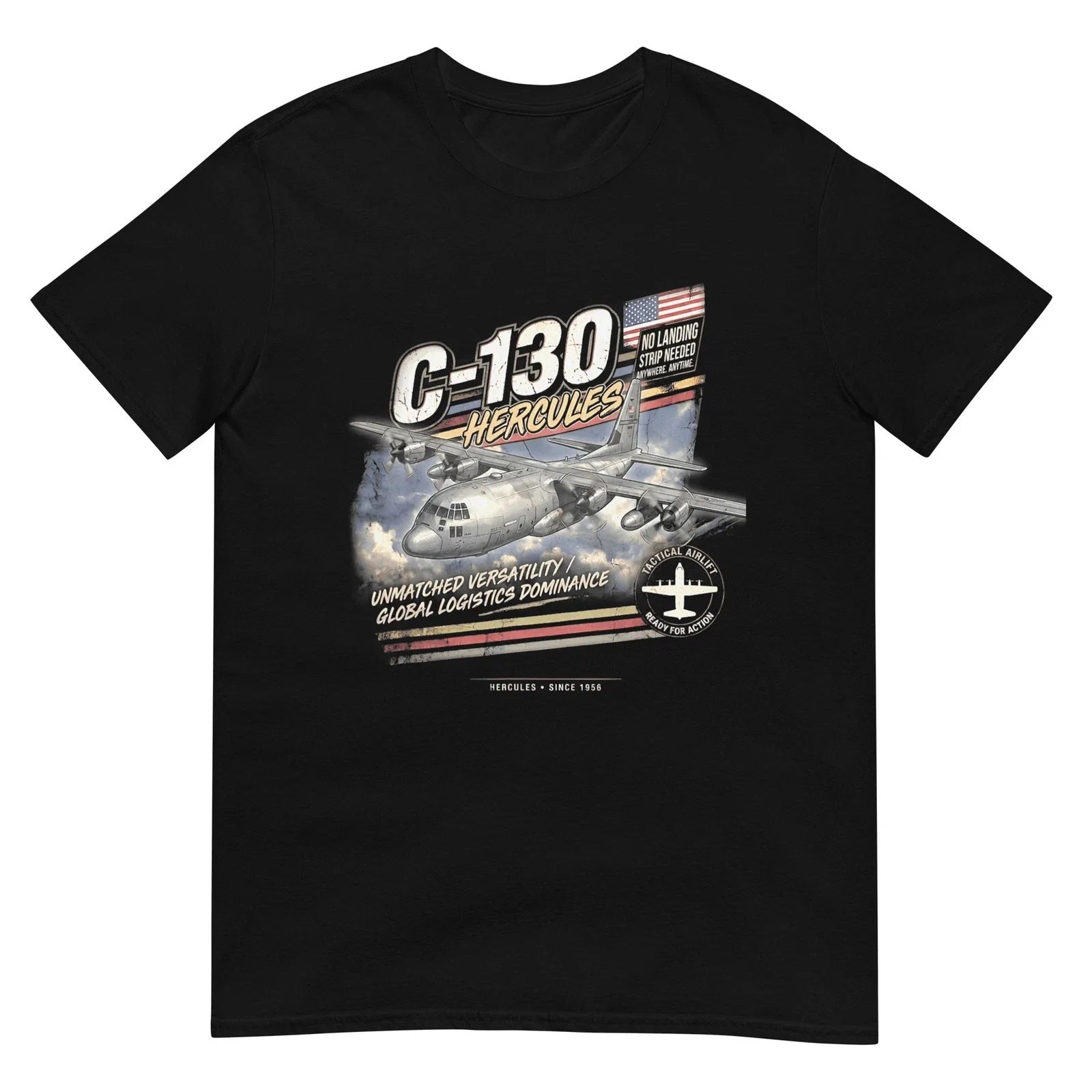 C-130 Hercules VintageRetro Collectable Design T-Shirt Unisex T-shirt, Sweatshirt, Hoodie, Long Sleeve Tee - T-Shirt, Sweatshirt, Hoodie