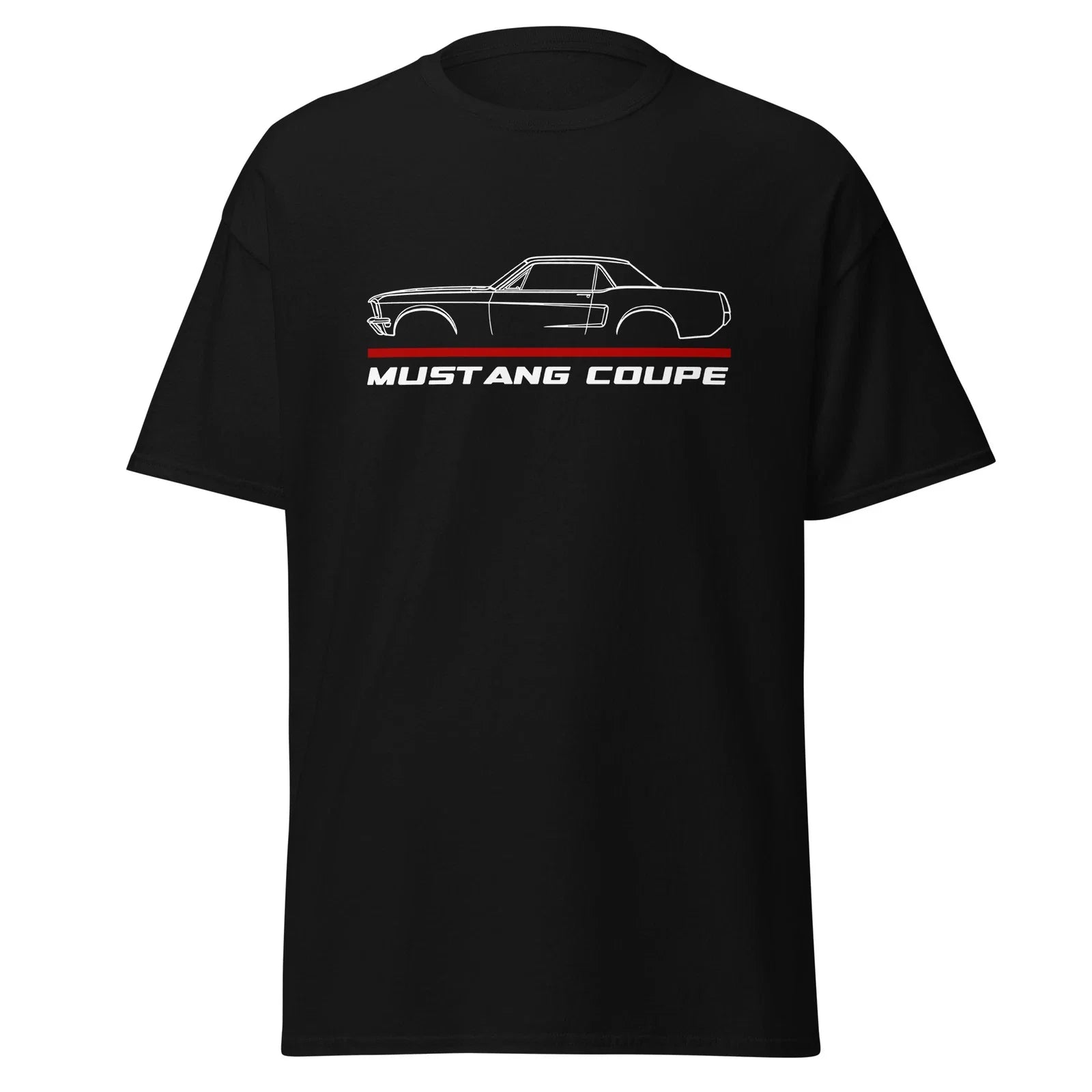 Premium T-Shirt For Ford Mustang Coupe 1968 Car Fans Birthday Gift Unisex T-shirt, Sweatshirt, Hoodie, Long Sleeve Tee - T-Shirt, Sweatshirt, Hoodie