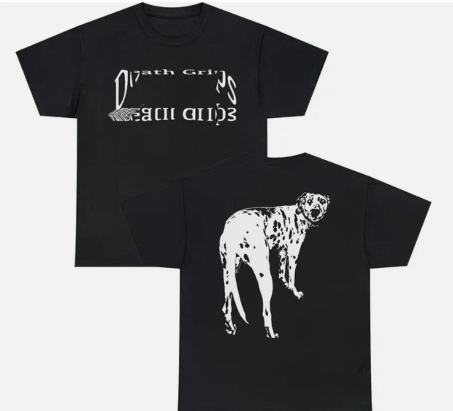 DEATH GRIPS Dalmatian Black T-shirt Size S-5XL Unisex T-shirt, Sweatshirt, Hoodie, Long Sleeve Tee - T-Shirt, Sweatshirt, Hoodie
