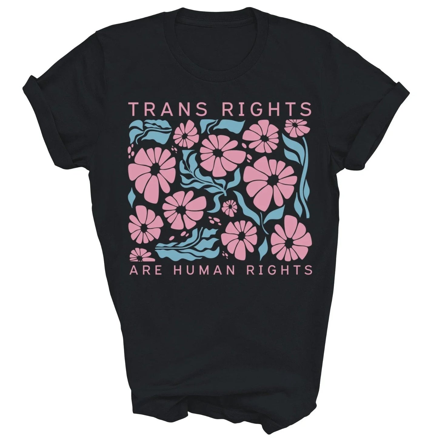 Trans Rights Are Human Rights Lgbtq Pride Transgender Unisex Shirt Gift Unisex T-shirt, Sweatshirt, Hoodie, Long Sleeve Tee - T-Shirt, Sweatshirt, Hoodie