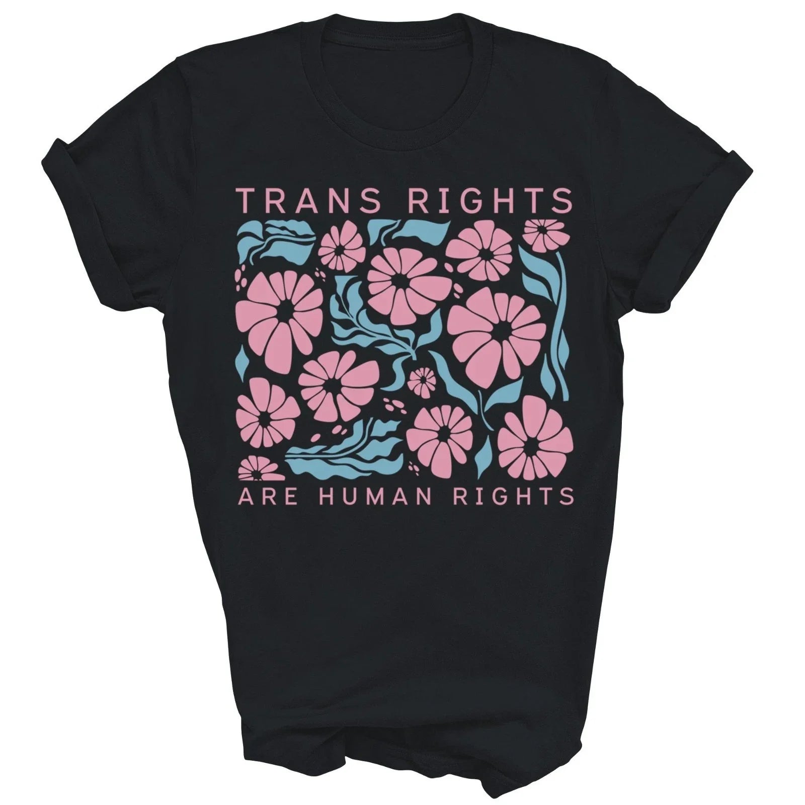 Trans Rights Are Human Rights Lgbtq Pride Transgender Unisex Shirt Gift Unisex T-shirt, Sweatshirt, Hoodie, Long Sleeve Tee - T-Shirt, Sweatshirt, Hoodie