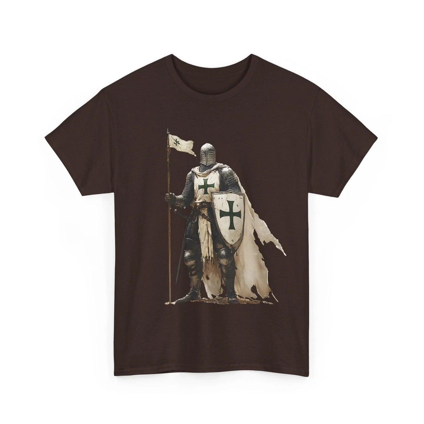 St. Lazarus Order Medieval Knight Catholic Christian Faith Heavy Cotton T-Shirt Unisex T-shirt, Sweatshirt, Hoodie, Long Sleeve Tee - T-Shirt, Sweatshirt, Hoodie