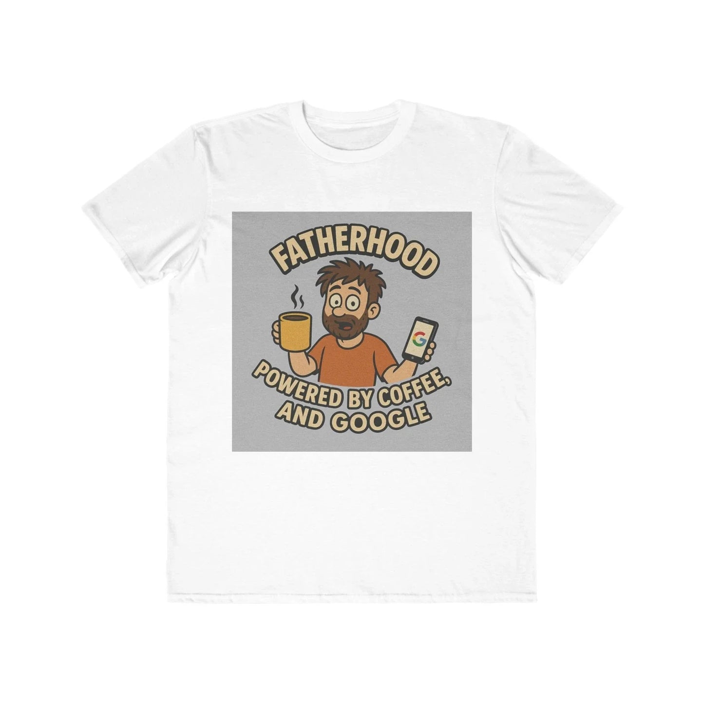 Fatherhood Powered by Coffee Tee, Funny Dad Shirt, Gift for New Dads, Unisex T-shirt, Sweatshirt, Hoodie, Long Sleeve Tee - T-Shirt, Sweatshirt, Hoodie