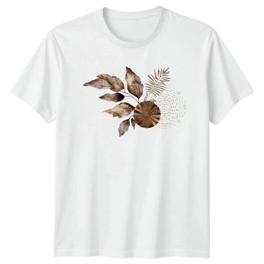Abstract Botanical Watercolor Foliage Art T-Shirt Boho Aesthetic Botanical Unisex T-shirt, Sweatshirt, Hoodie, Long Sleeve Tee - T-Shirt, Sweatshirt, Hoodie