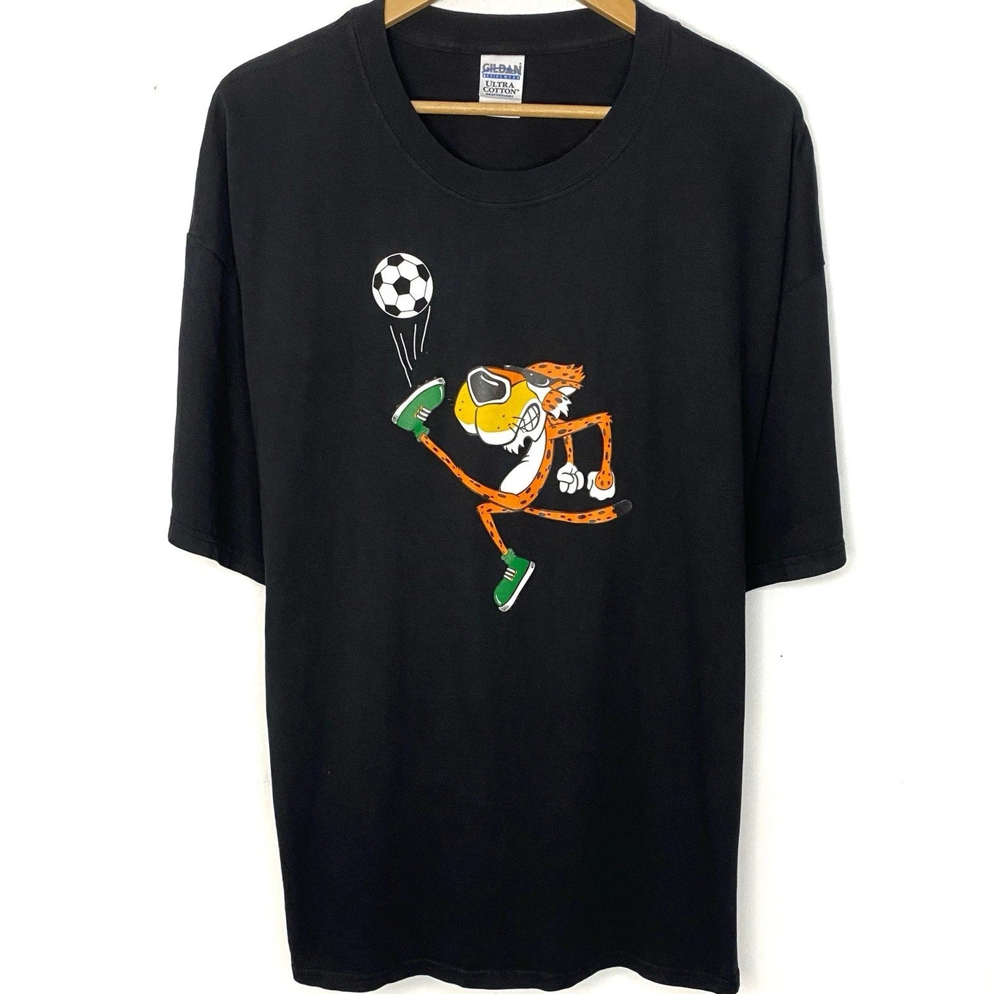 Vintage Chester Cheetah Cheetos T Shirt Soccer Snack Mascot Graphic Tee Size XXL Unisex T-shirt, Sweatshirt, Hoodie, Long Sleeve Tee - T-Shirt, Sweatshirt, Hoodie