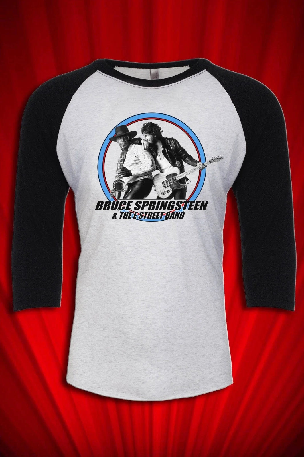 Born to Run 1980-81 Vintage Tour jersey T-SHIRT Teenth Avenue Freeze-Out sports jersey product view 1