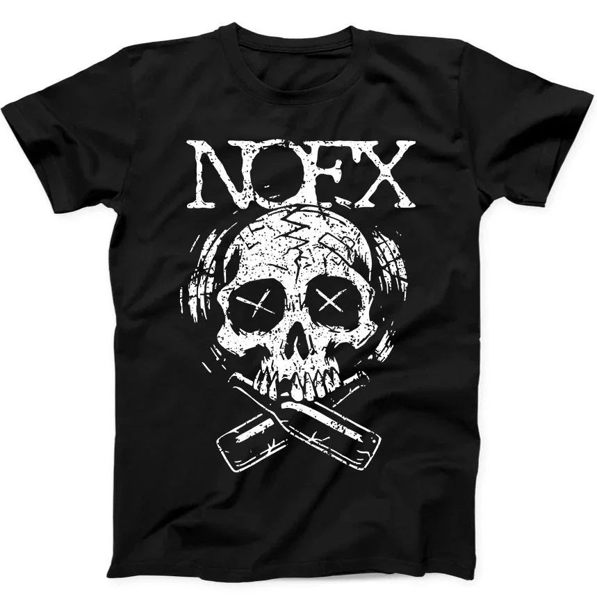 NOFX Skull Beer Band Never Trust A Hippie Music T Shirt Sweatshirt Hoodie 200 Unisex T-shirt, Sweatshirt, Hoodie, Long Sleeve Tee - T-Shirt, Sweatshirt, Hoodie
