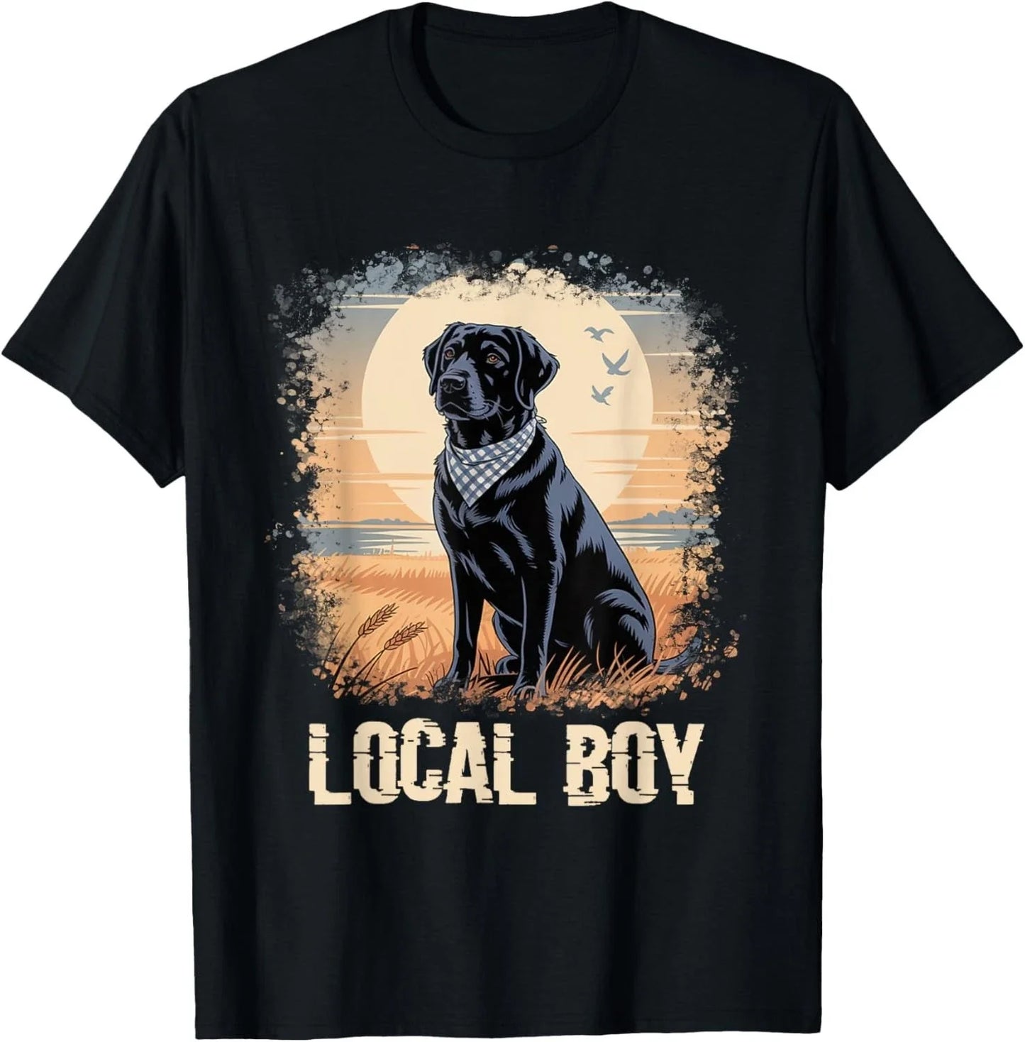 Bleached Local Boy Funny Dog Meme Black Lab Hunting Dog Gift Unisex T-Shirt Unisex T-shirt, Sweatshirt, Hoodie, Long Sleeve Tee - T-Shirt, Sweatshirt, Hoodie