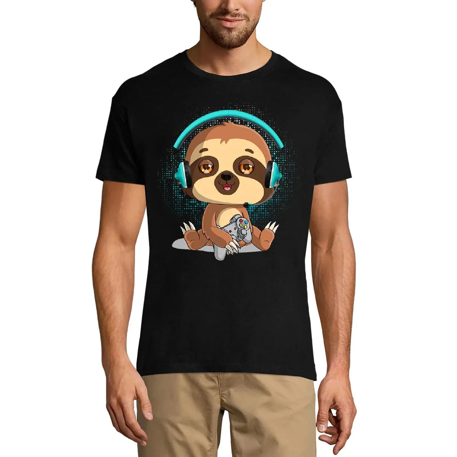 ULTRABASIC men's t-shirt lazy player shirt for lazy gamers Unisex T-shirt, Sweatshirt, Hoodie, Long Sleeve Tee - T-Shirt, Sweatshirt, Hoodie