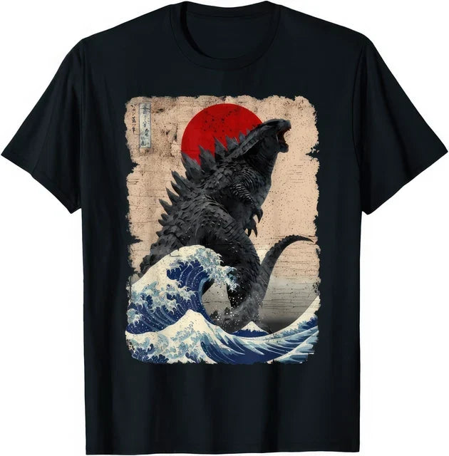 Retro Vintage Japanese Art Legendary Rare Kaiju Monster Japan Graphic T Shirt Unisex T-shirt, Sweatshirt, Hoodie, Long Sleeve Tee - T-Shirt, Sweatshirt, Hoodie