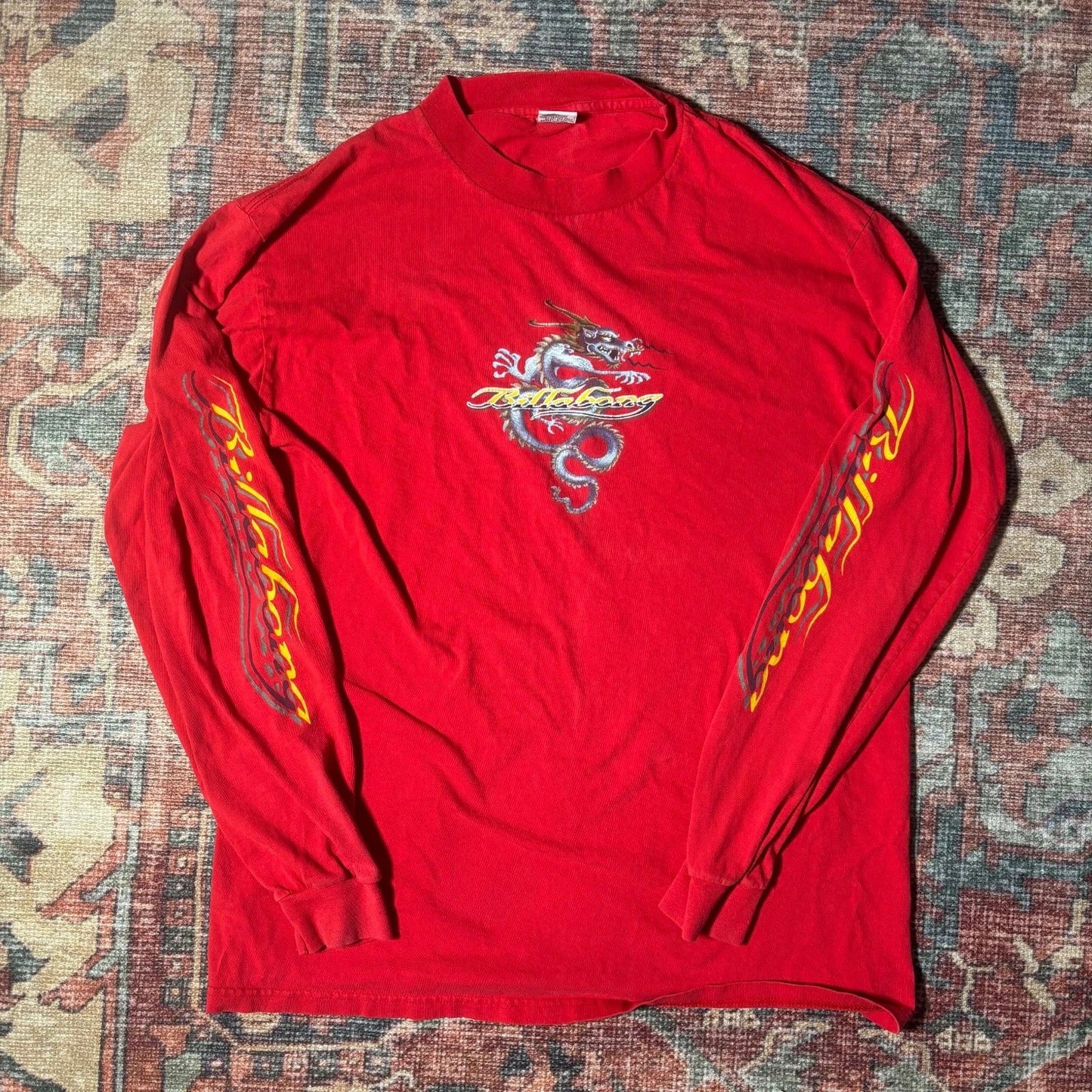 Y2K Billabong Long Sleeve Dragon Sleeve Hit Vintage Surf Skate Unisex T-shirt, Sweatshirt, Hoodie, Long Sleeve Tee - T-Shirt, Sweatshirt, Hoodie