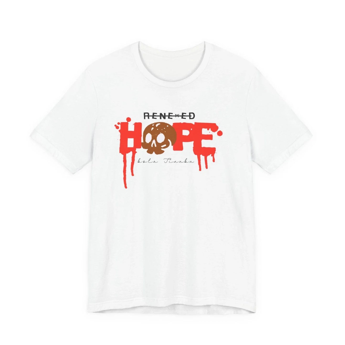 Bleeding HOPE skull graphic T-Shirt | horror typography Unisex T-shirt, Sweatshirt, Hoodie, Long Sleeve Tee - T-Shirt, Sweatshirt, Hoodie