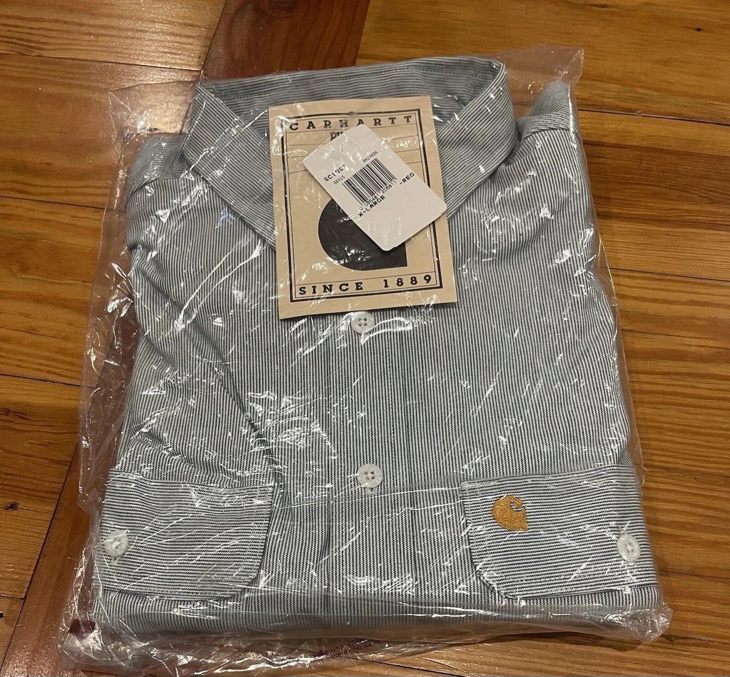Vintage 90s NEW! Mens Carhartt XL Long Sleeve Shirt Unisex T-shirt, Sweatshirt, Hoodie, Long Sleeve Tee - T-Shirt, Sweatshirt, Hoodie