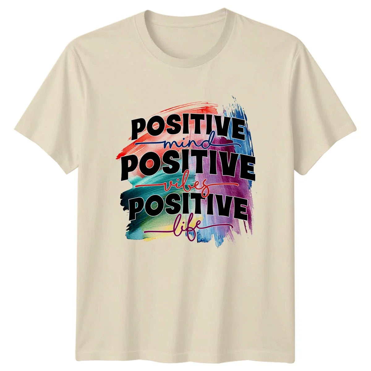 Positive Mind Positive Vibes Positive Life T-Shirt Unisex T-shirt, Sweatshirt, Hoodie, Long Sleeve Tee - T-Shirt, Sweatshirt, Hoodie