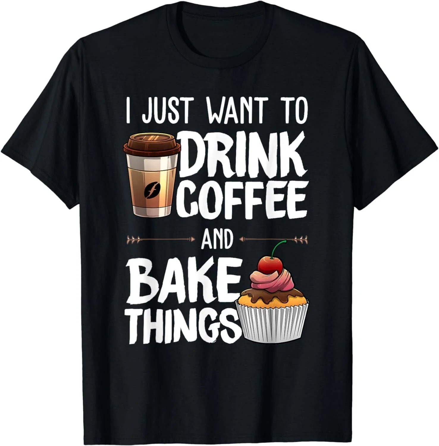 Funny Baking Gift For Baker Drinking Coffee Lover Unisex T-Shirt Unisex T-shirt, Sweatshirt, Hoodie, Long Sleeve Tee - T-Shirt, Sweatshirt, Hoodie