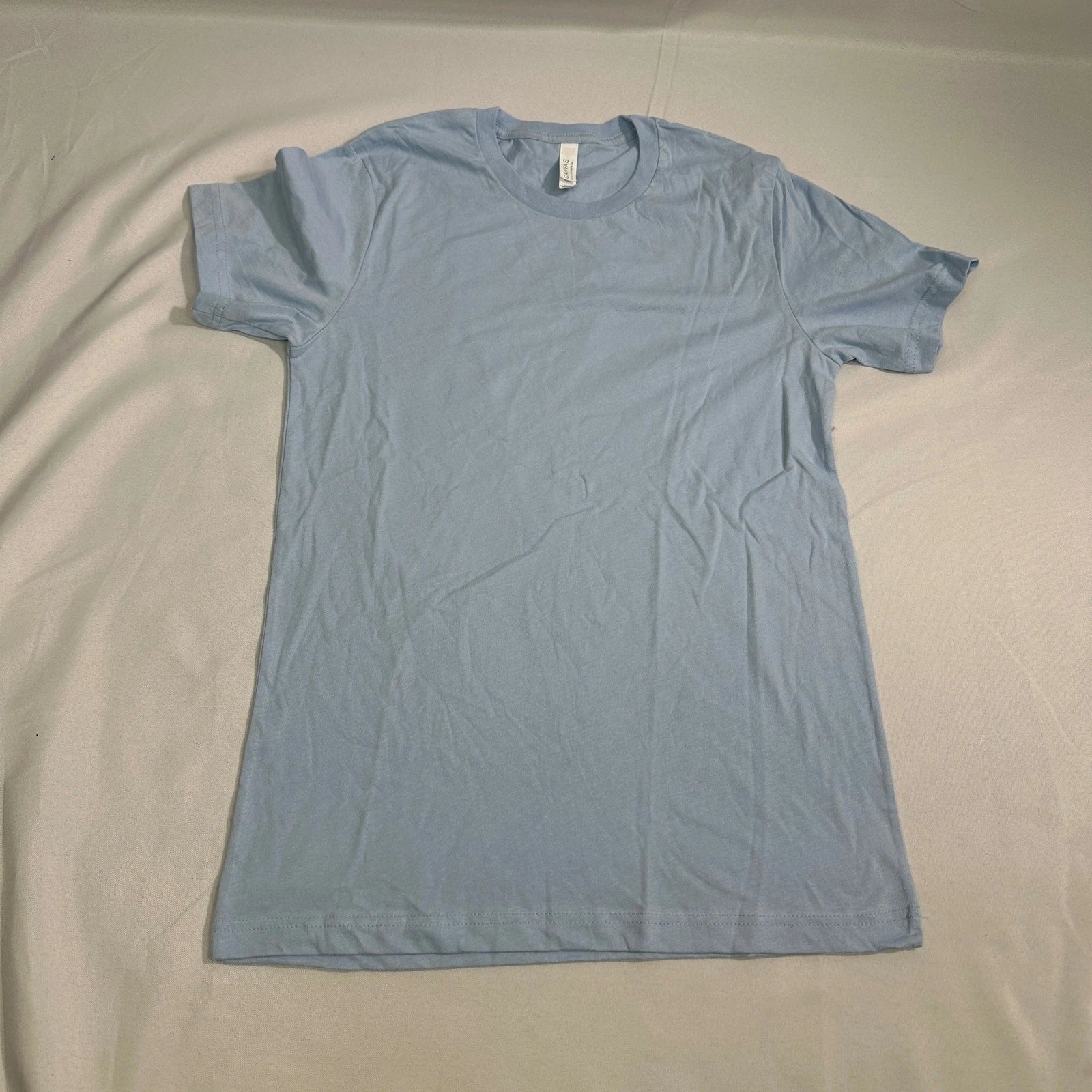 Bella+Canvas T-Shirt Mens Medium Blue Short Sleeve Crewneck Minimalist Basics Unisex T-shirt, Sweatshirt, Hoodie, Long Sleeve Tee - T-Shirt, Sweatshirt, Hoodie