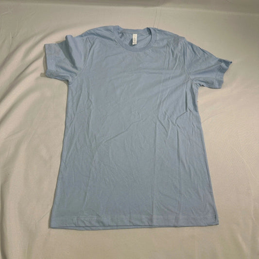 Bella+Canvas T-Shirt Mens Medium Blue Short Sleeve Crewneck Minimalist Basics Unisex T-shirt, Sweatshirt, Hoodie, Long Sleeve Tee - T-Shirt, Sweatshirt, Hoodie