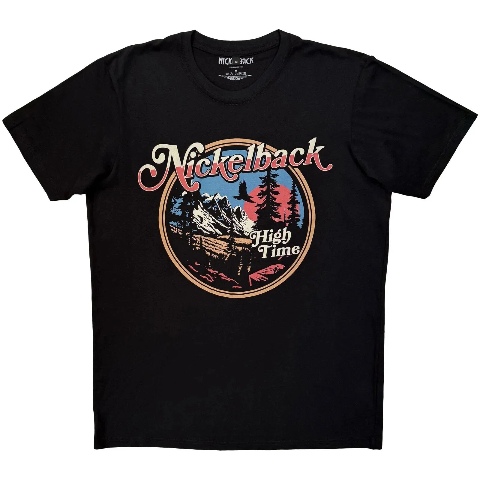 Nickelback  Premium Carbon T-Shirt: High Time (Black) OFFICIAL NEW Unisex T-shirt, Sweatshirt, Hoodie, Long Sleeve Tee - T-Shirt, Sweatshirt, Hoodie