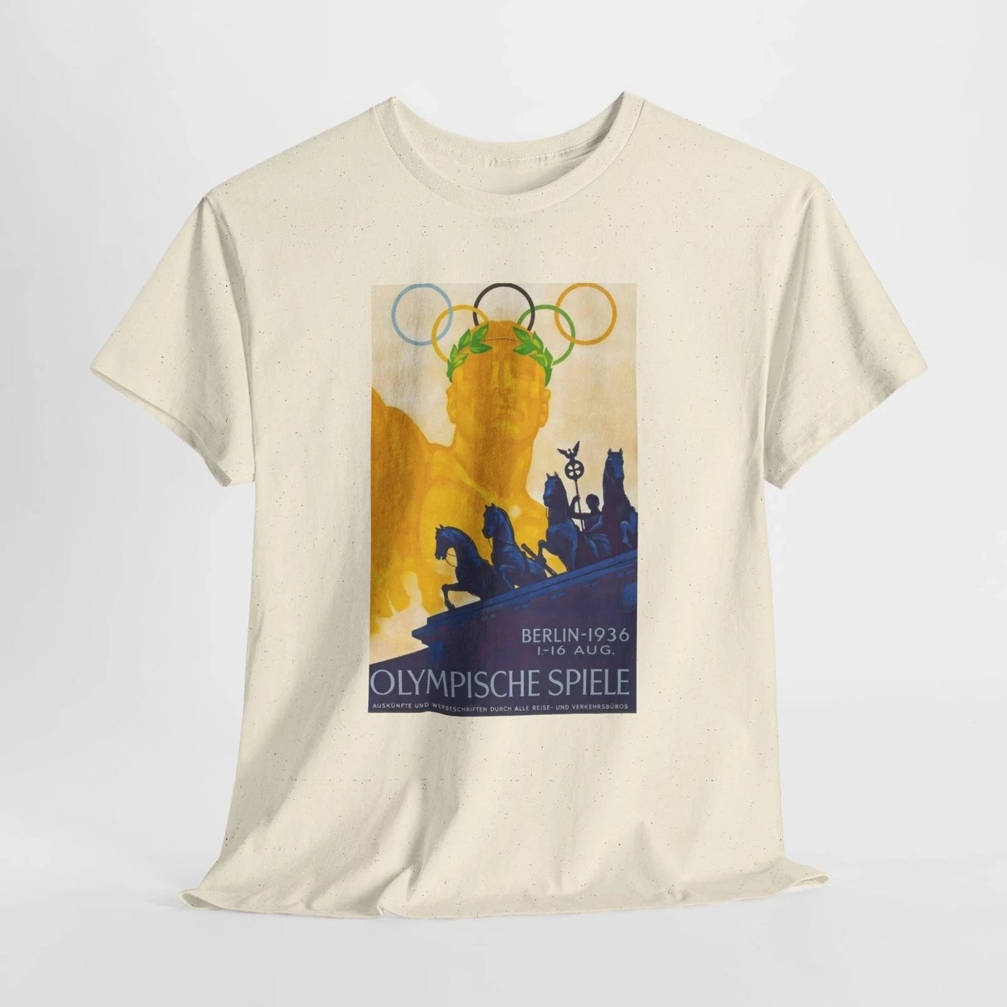 Vintage Olympische Spiele Berlin 1936 shirt, 1936 Berlin Olympic Unisex T-shirt, Sweatshirt, Hoodie, Long Sleeve Tee - T-Shirt, Sweatshirt, Hoodie