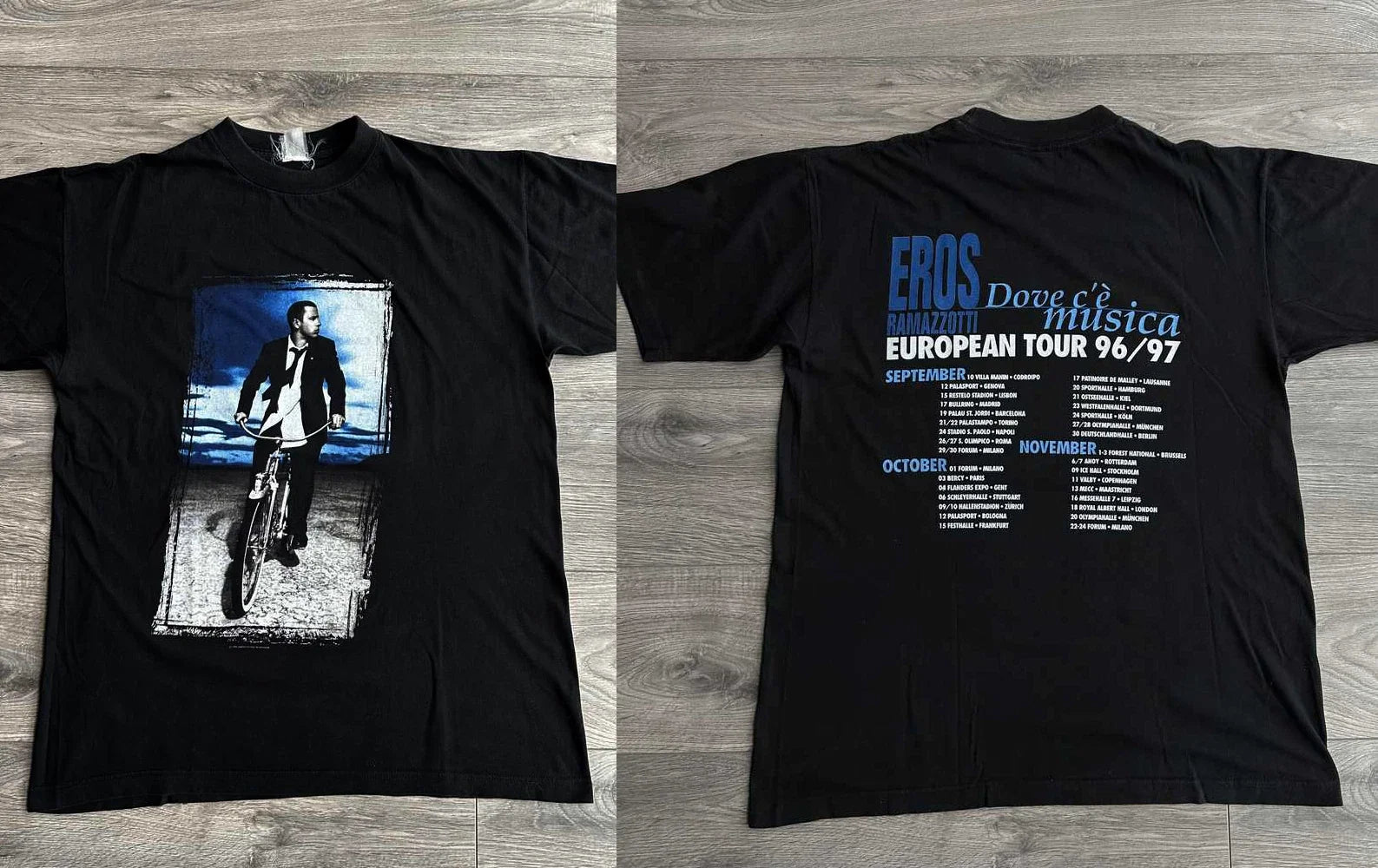 Vintage Eros Ramazzotti T-shirt All Size S to 5XL 2F1946 Unisex T-shirt, Sweatshirt, Hoodie, Long Sleeve Tee - T-Shirt, Sweatshirt, Hoodie