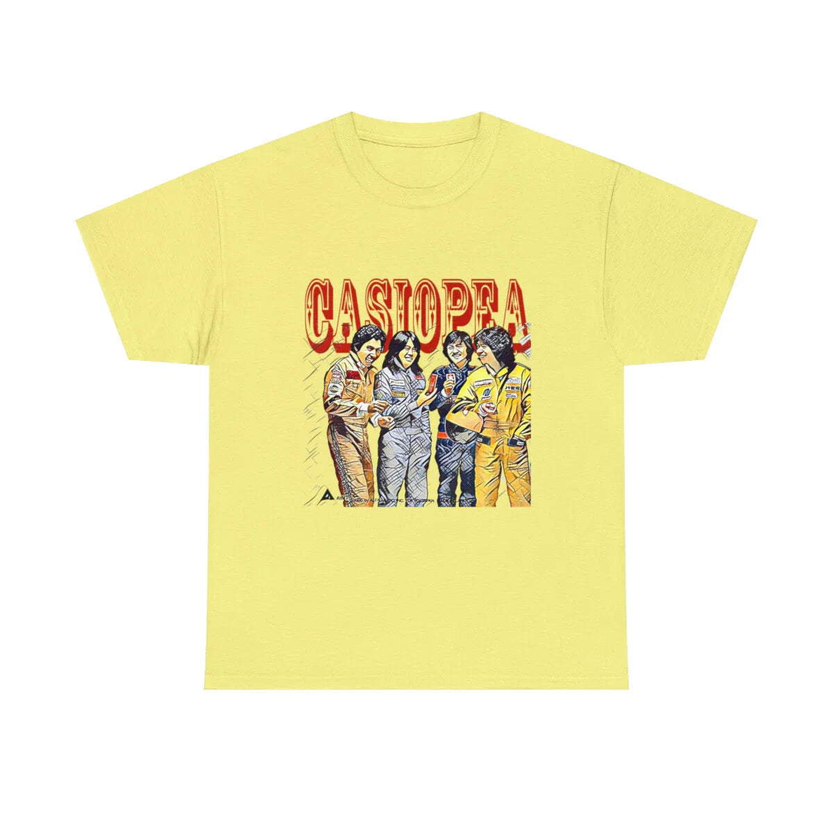 Casiopea Band Art Jazz Graphic Print Unisex Heavy Cotton T-Shirt Unisex T-shirt, Sweatshirt, Hoodie, Long Sleeve Tee - T-Shirt, Sweatshirt, Hoodie