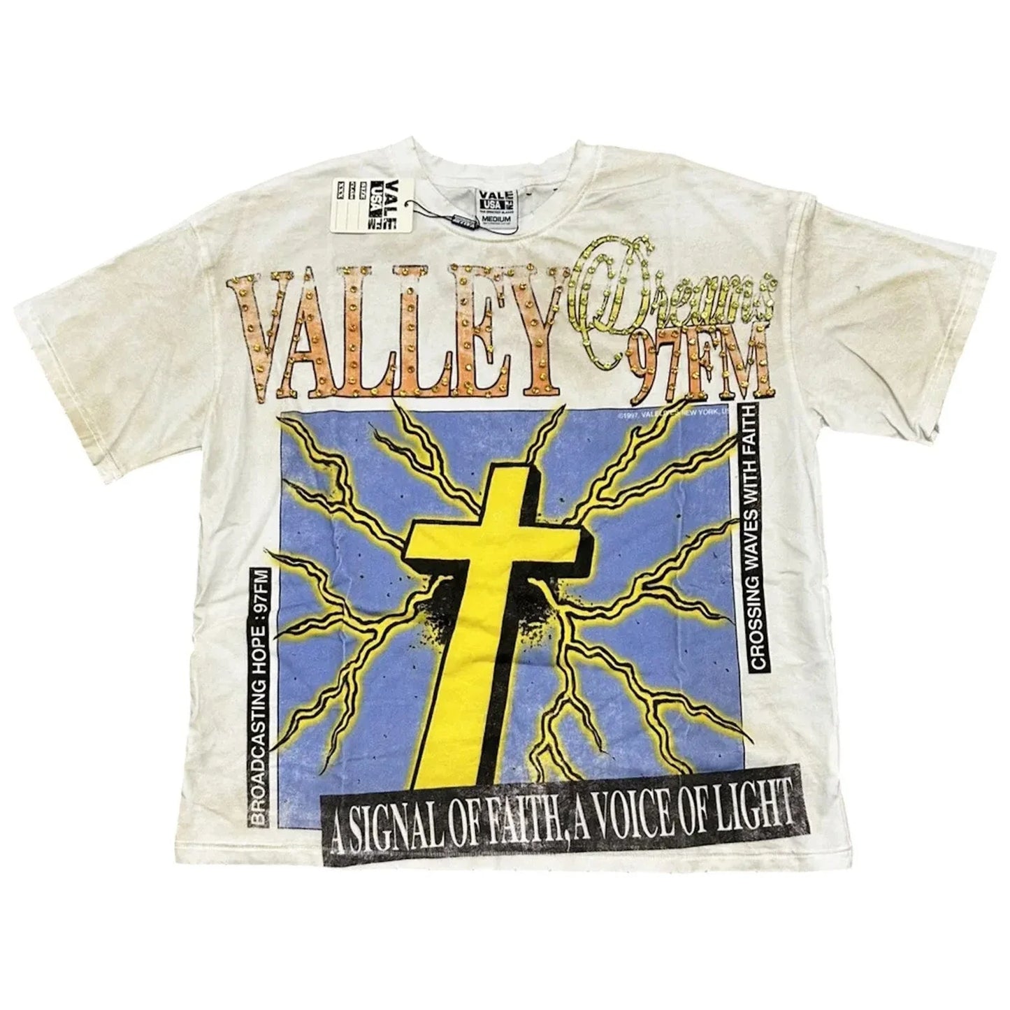 Vale Forever Thunder Cross Bling T-Shirt Dirt White Unisex T-shirt, Sweatshirt, Hoodie, Long Sleeve Tee - T-Shirt, Sweatshirt, Hoodie