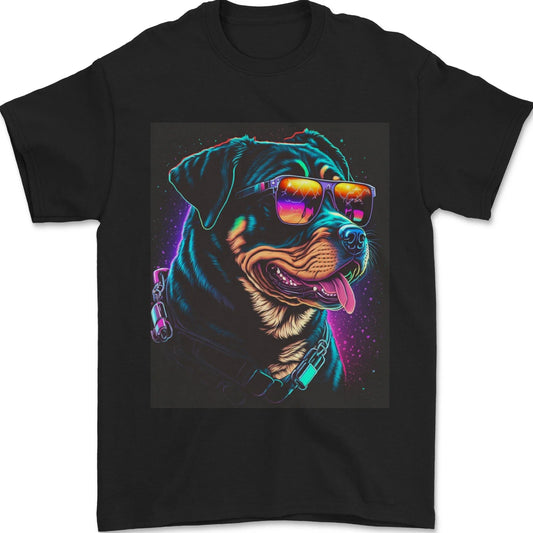 A Cool Rottweiler With Glasses Dog Mens T-Shirt 100% Cotton Unisex T-shirt, Sweatshirt, Hoodie, Long Sleeve Tee - T-Shirt, Sweatshirt, Hoodie