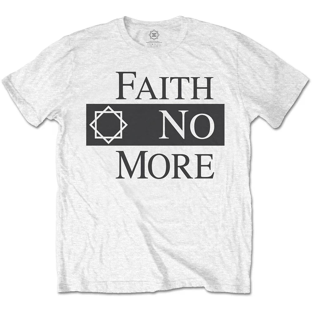 White Faith No More Logo Official Unisex T-Shirt Unisex T-shirt, Sweatshirt, Hoodie, Long Sleeve Tee - T-Shirt, Sweatshirt, Hoodie